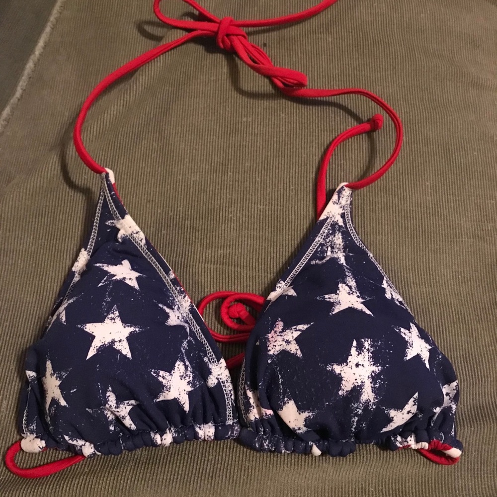 Bathing reversible suit top $15, size small